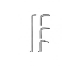 Angled glass rods